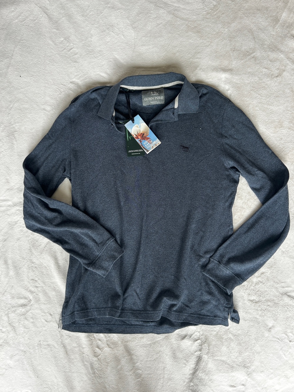 EGO Heather Navy Polo Shirt